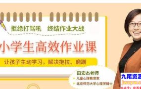 田宏杰儿童高效作业课全12节